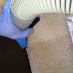 Upholstery cleaning using Saphire Upholstery tool